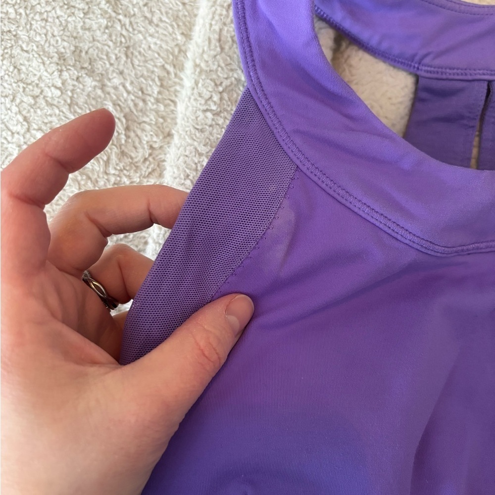 Lululemon workout tank top, purple, size 4 - Picture 4 of 5